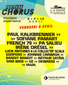 Programmation Vendredi - Festival Chorus 2022