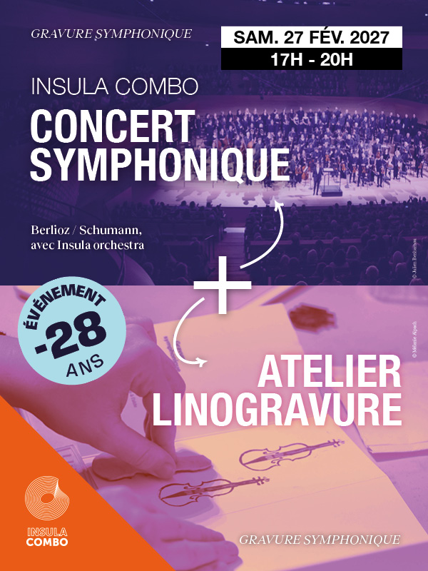 Insula Combo | Concert symphonique + Atelier linogravure